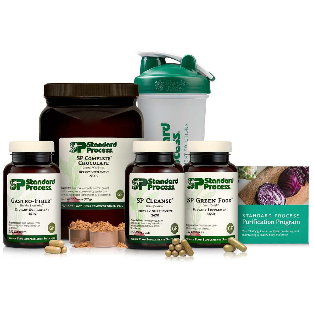 Purification Product Kit with SP CompleteĀ® Chocolate and Gastro-FiberĀ®, 1 Kit with SP Complete Chocolate and Gastro-Fiber