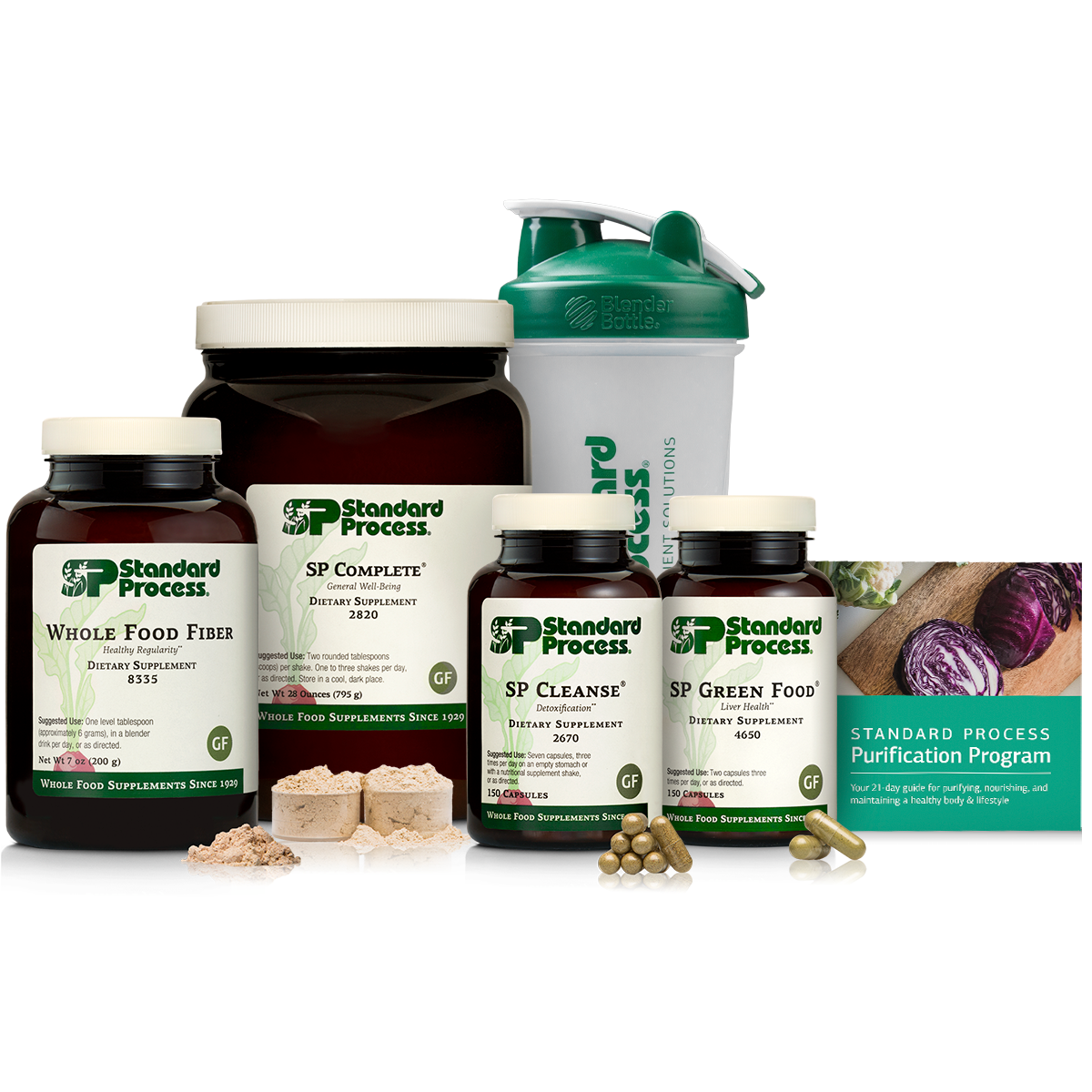 Purification Product Kit with SP CompleteĀ® and Whole Food Fiber, 1 Kit With SP Complete and Whole Food Fiber