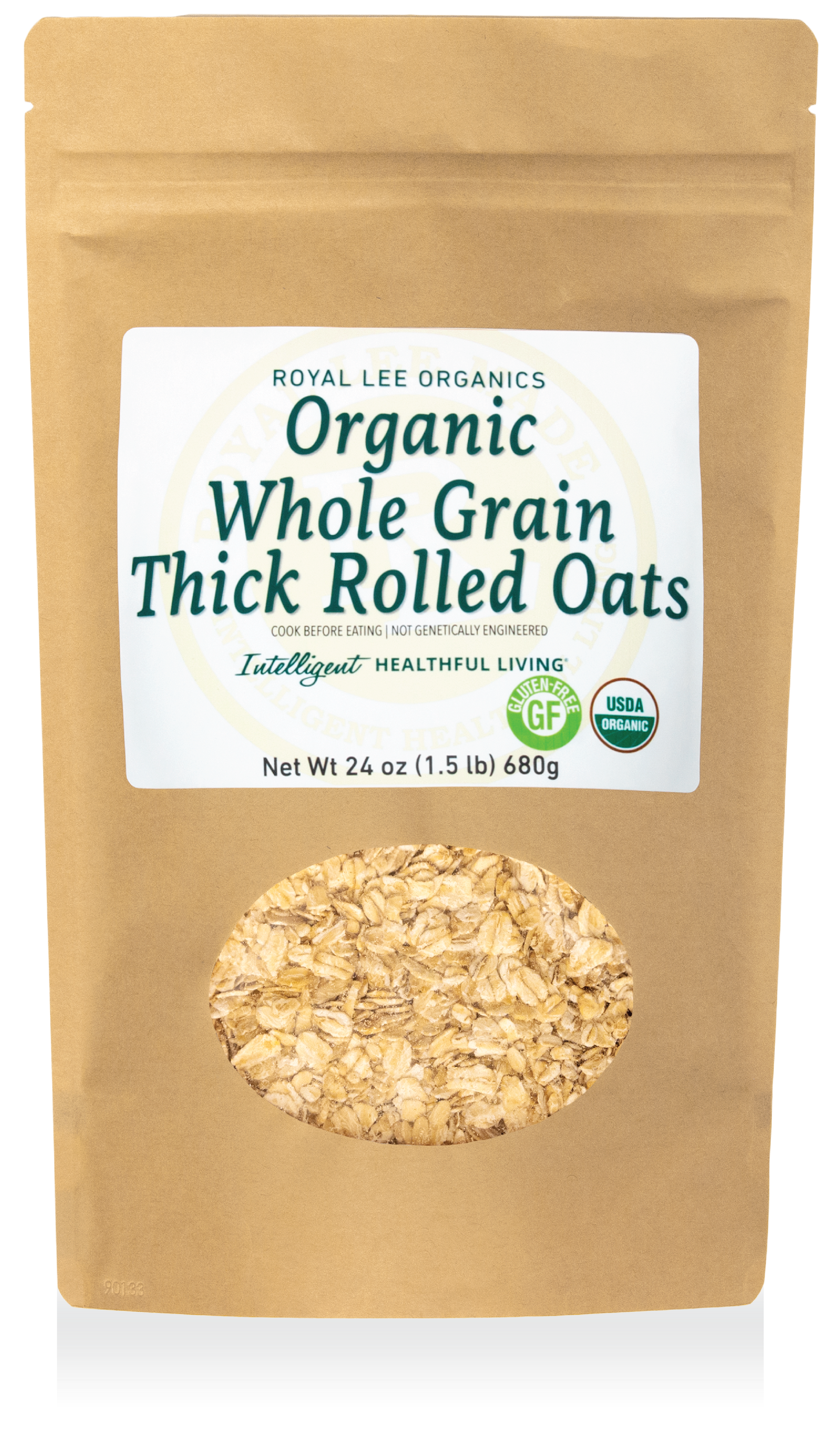 Thick Rolled Oats, 2lb kraft bag