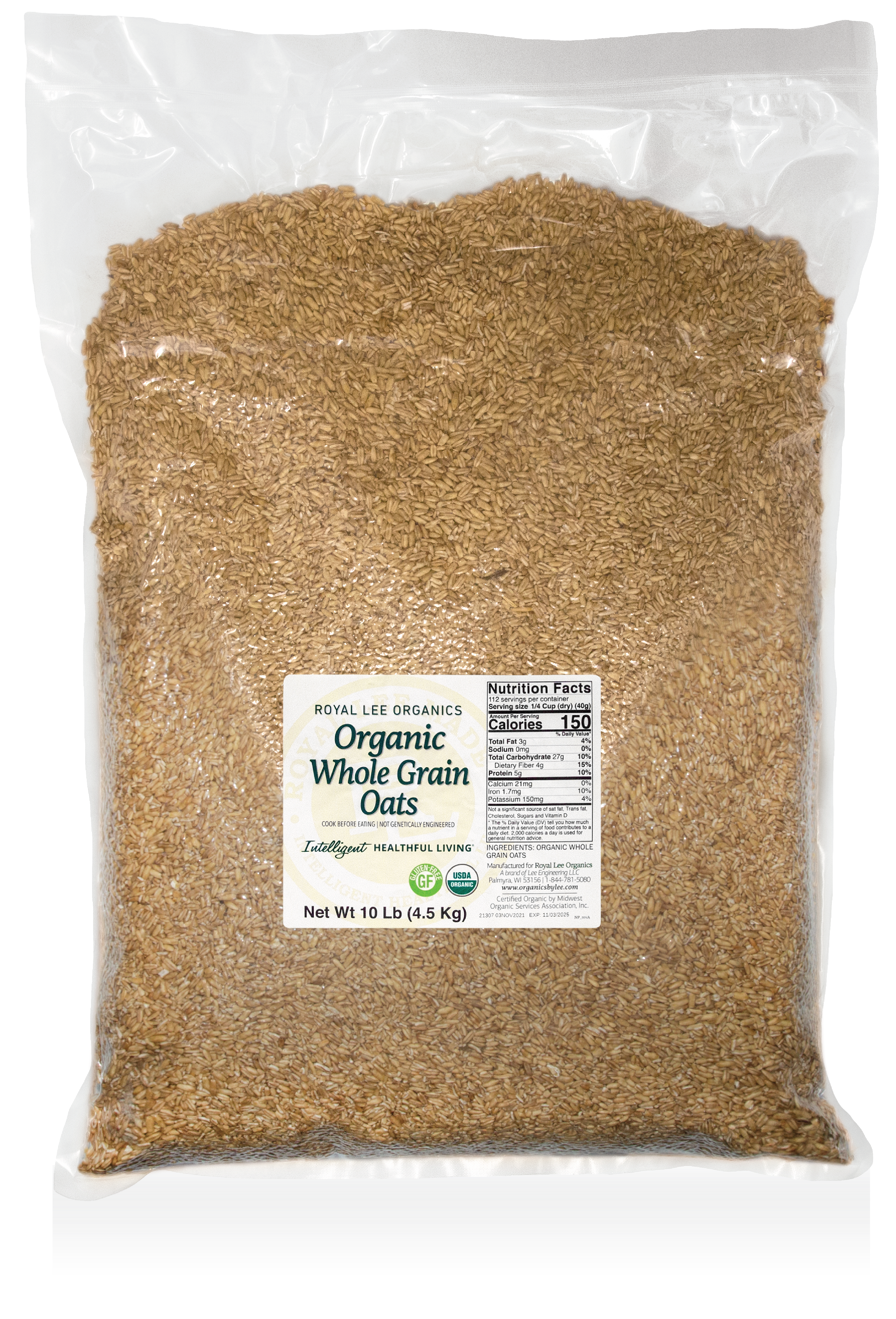 Oat Groats, 1 - 10lb. Bag