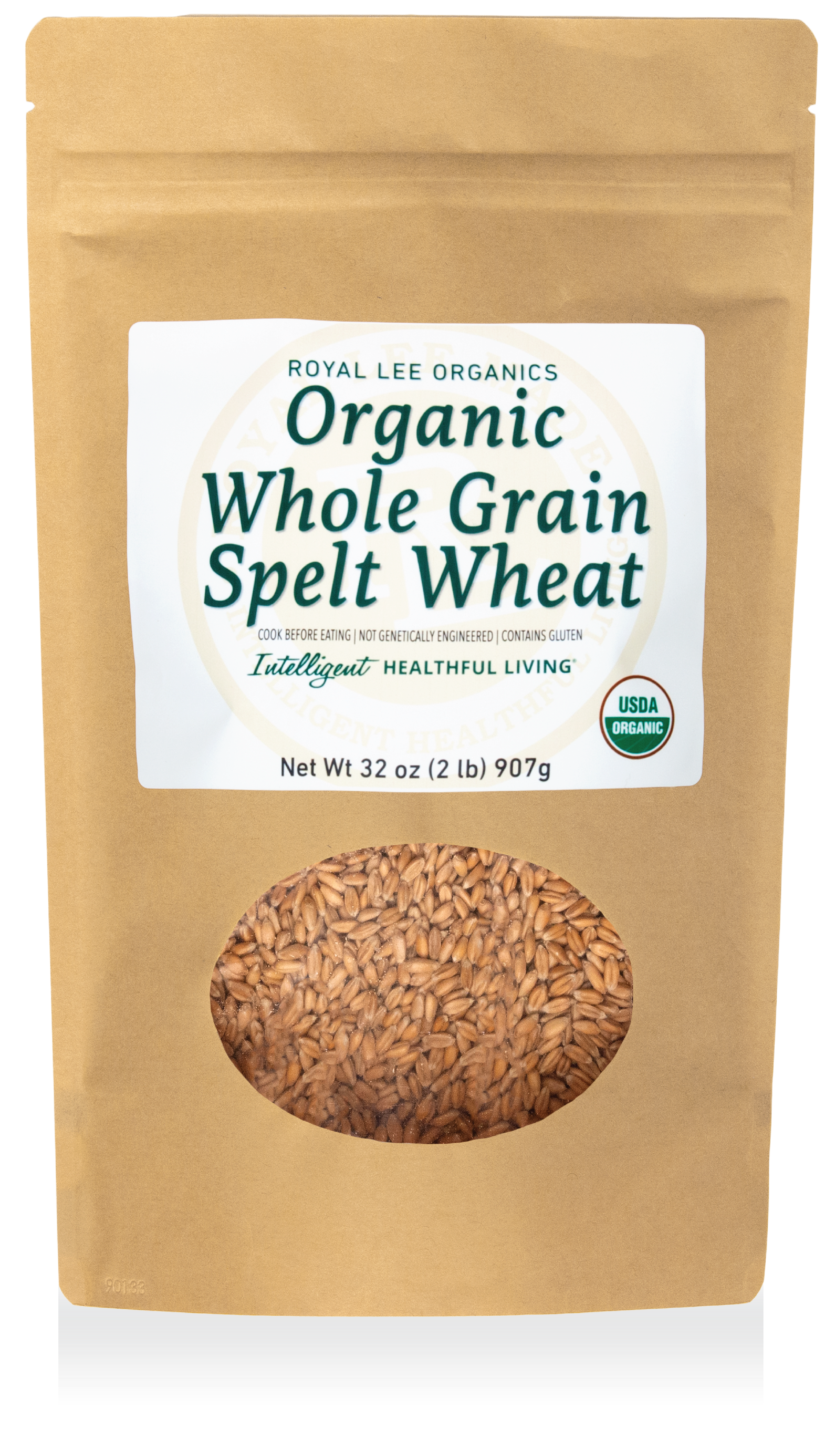 Spelt Berries, 2lb kraft bag